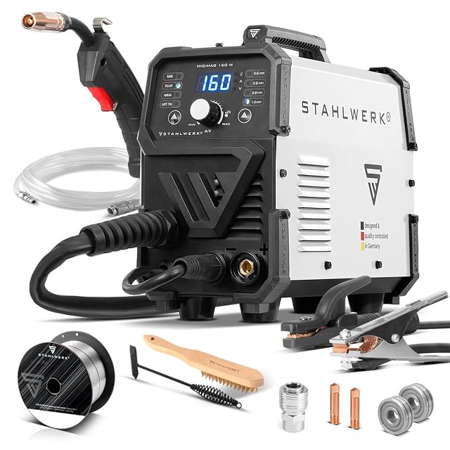 Saldatrice inverter compatta STAHLWERK MIG/MAG 160 M, fotografia del prodotto