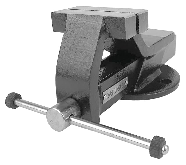 WELDINGER morsa da 100 mm per tavoli da saldatura Sistema 16, fotografia del prodotto